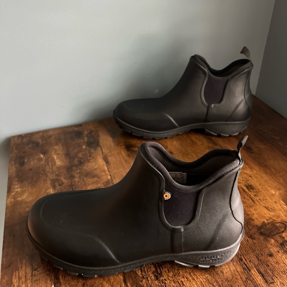 Bogs Sauvie Slip-On Waterproof Work Boots - Men's Size 9 - Picture 4 of 10